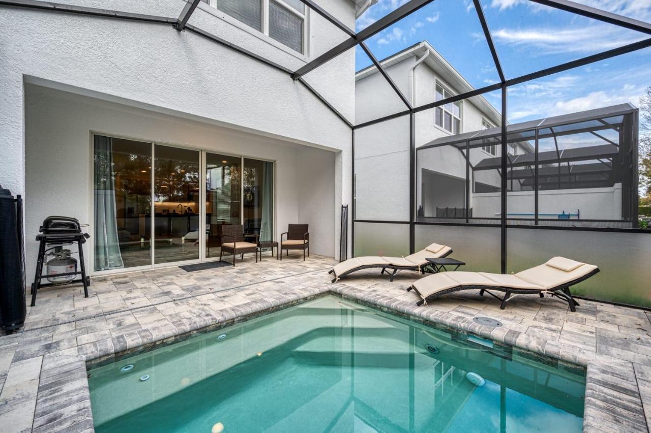 Pleasant Townhome With Private Pool Near Disney Four Corners Exteriör bild